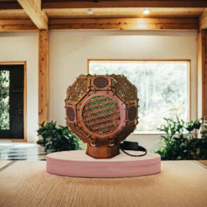 Alternative view of Sacred Glow – Flower of Life Lamp