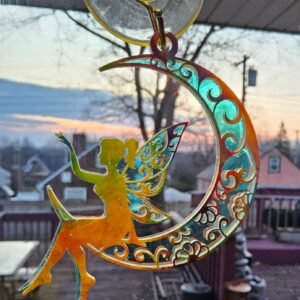 Alternative view of Mystical Moonbeam: Fairy Silhouette Window Catcher