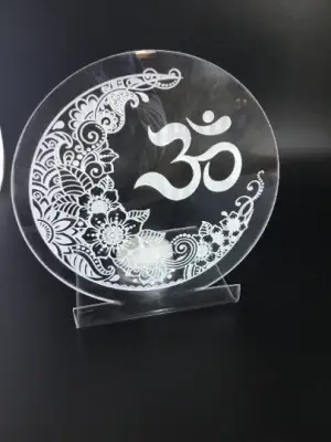 Mystic Moonlight AUM: Celestial Harmony Tea Light Holder - Image 7