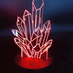 Alternative view of 3D Illusion Night Light - Crystal Tavern