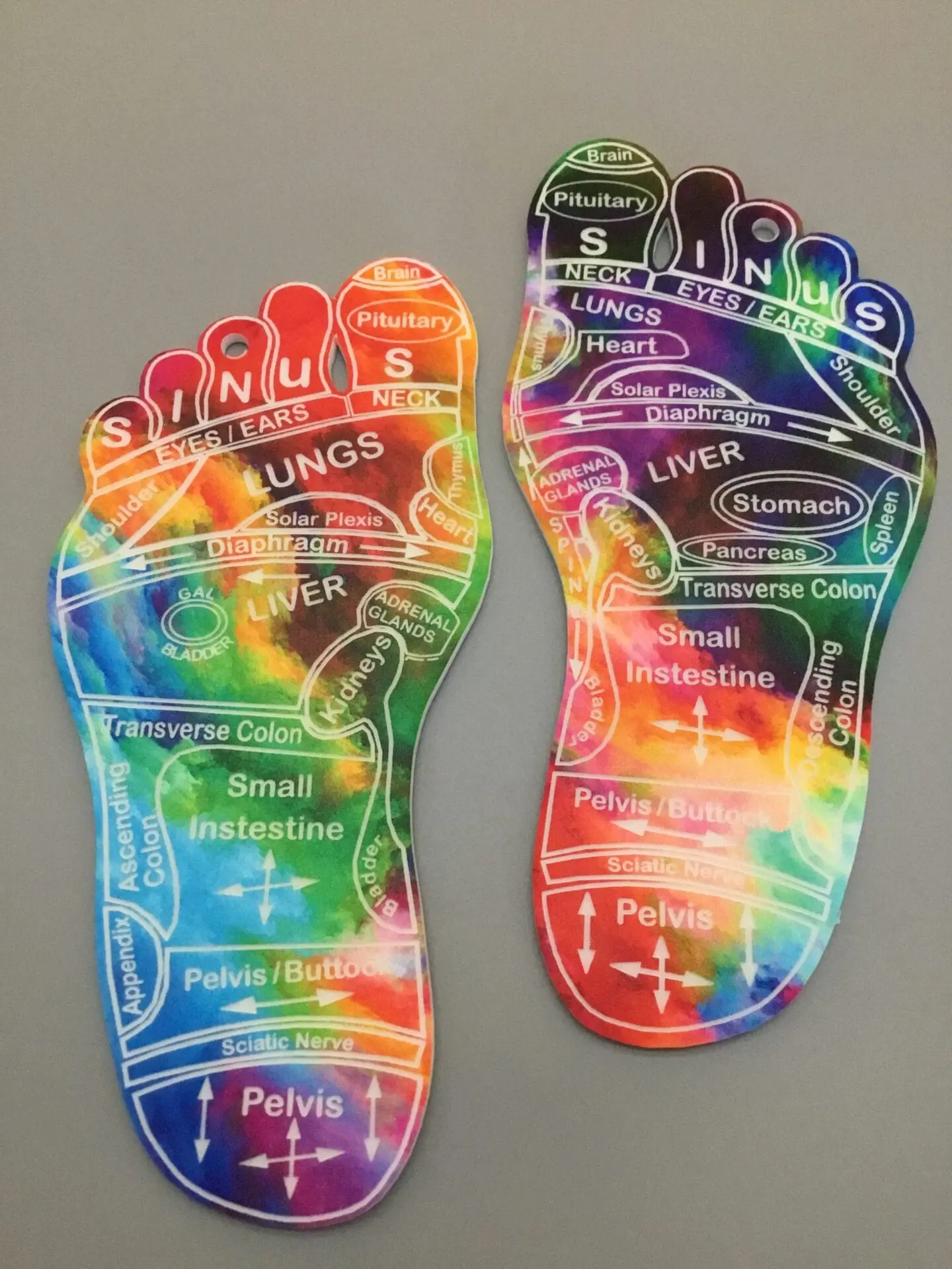 Tie-Dye Reflexology Feet Set -Holistic Healing Companion