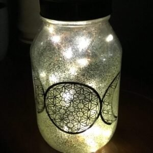 Sacred Geometry Light up Jar