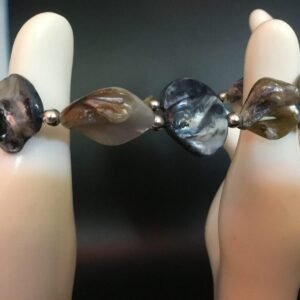 Natural Labradorite stone bracelet