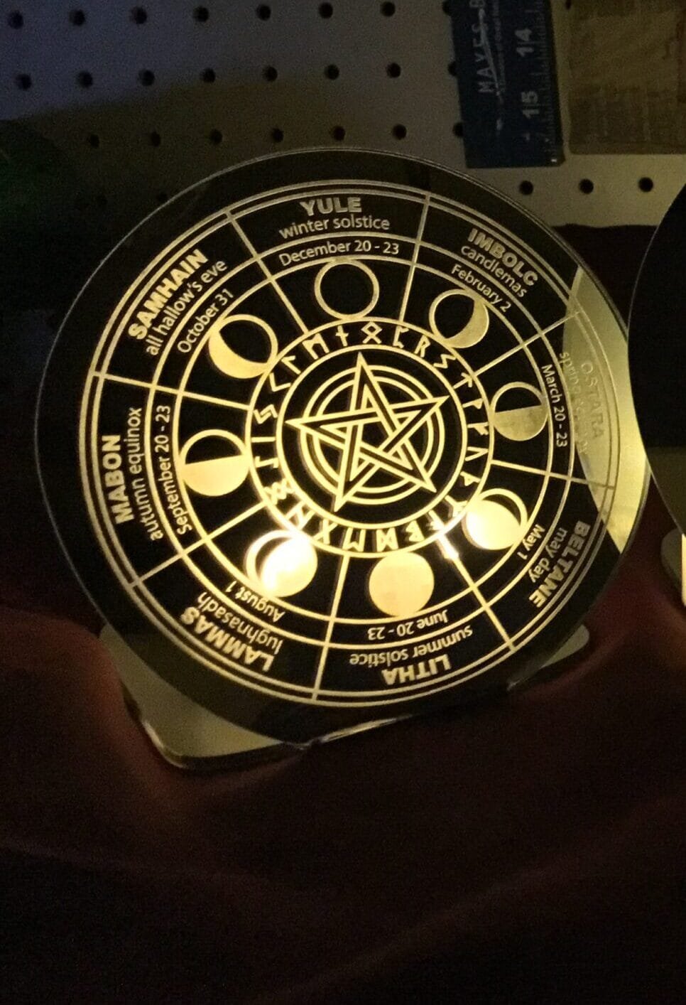 Wheel of the Year Tea Light