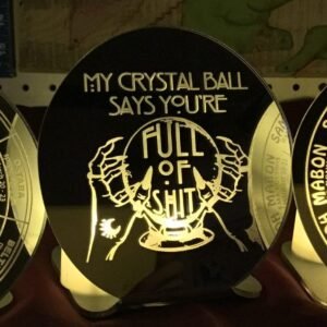 My Crystal Ball humorous Tea light