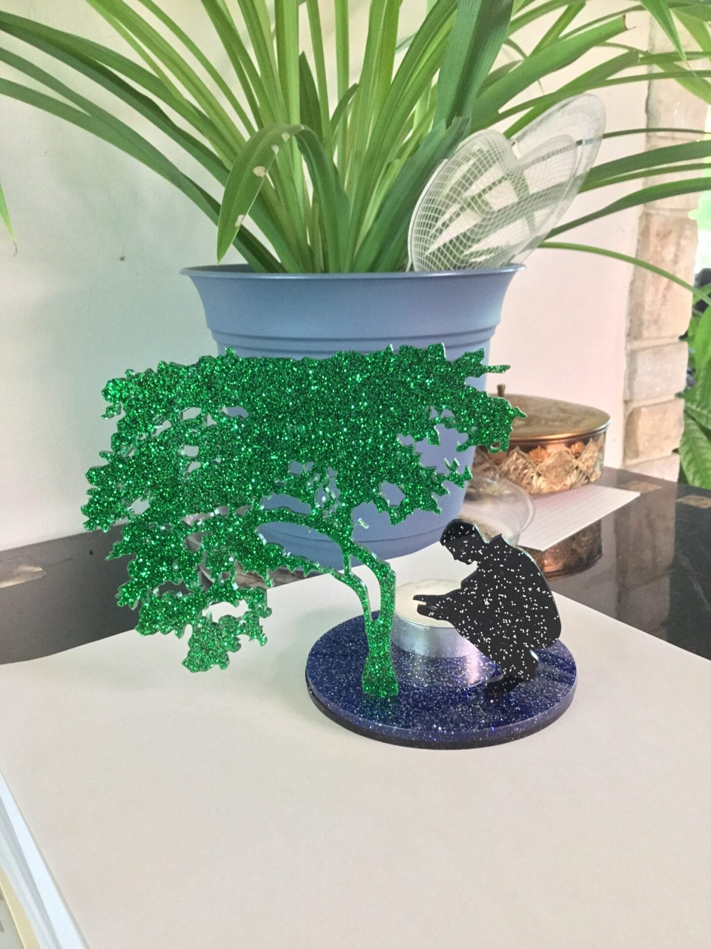 Starry Night Solace: Warmth under the tree- Tea Light - Image 9