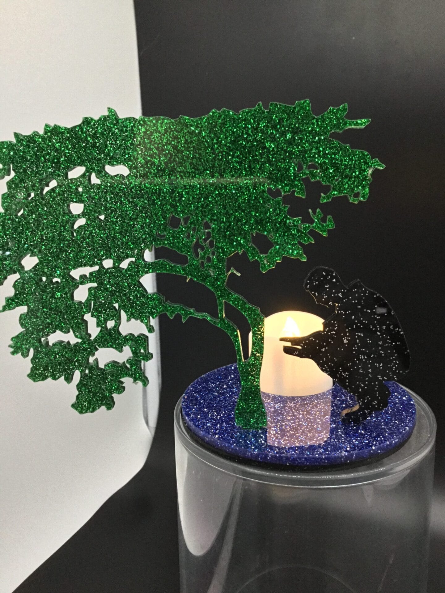 Starry Night Solace: Warmth under the tree- Tea Light - Image 10