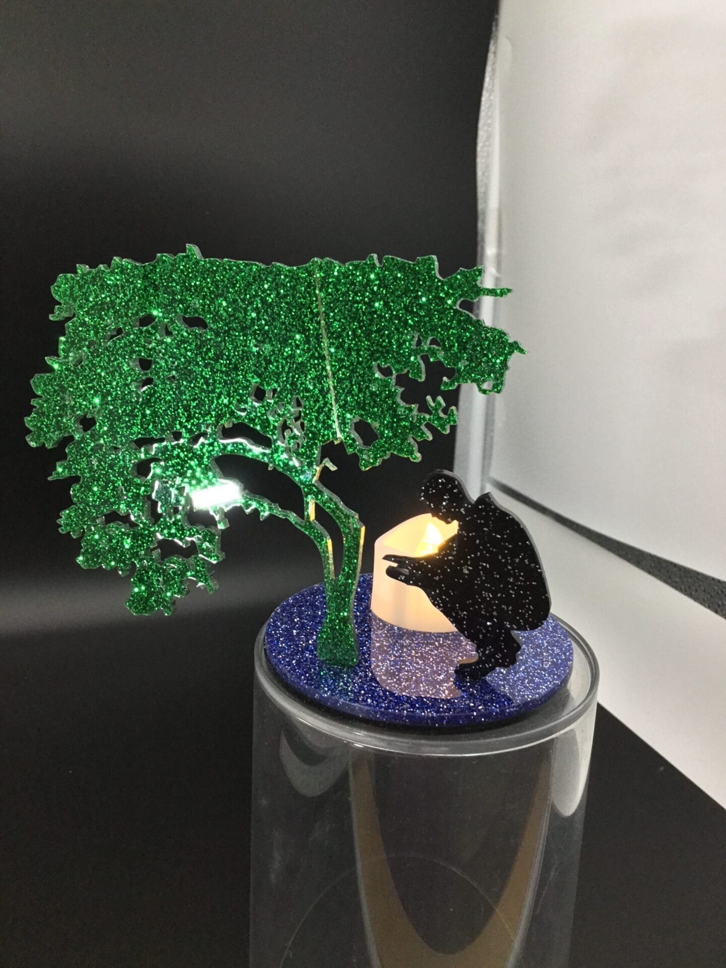 Starry Night Solace: Warmth under the tree- Tea Light - Image 13