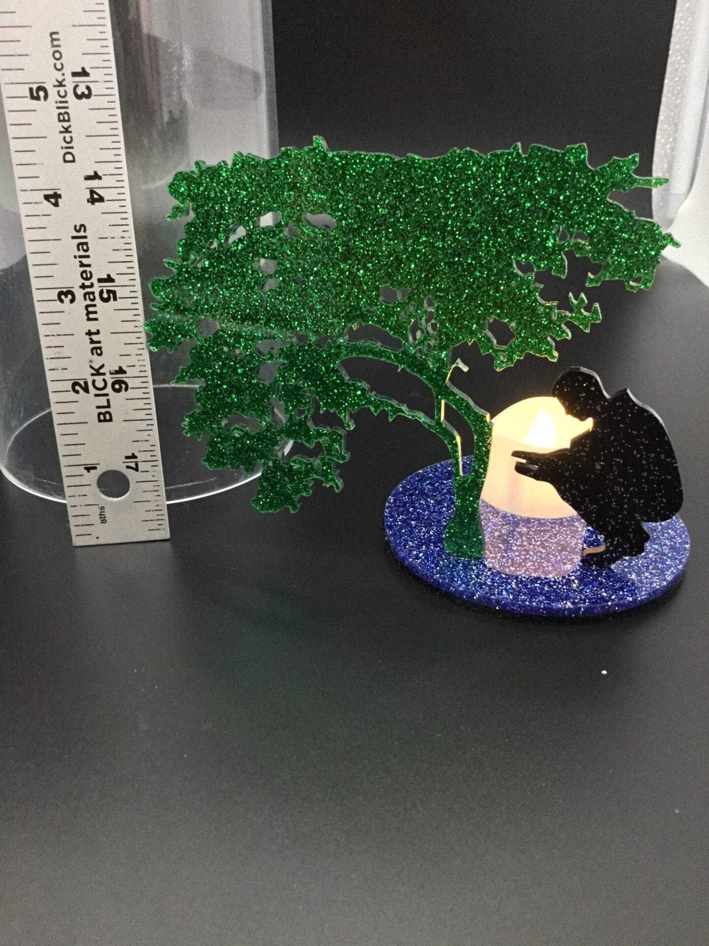 Starry Night Solace: Warmth under the tree- Tea Light - Image 12