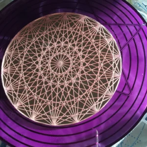 Sacred Geometry 18 point Mirrored Grid