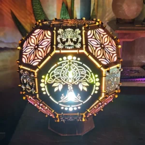 Tree of Life Sacred Geometry Lamp