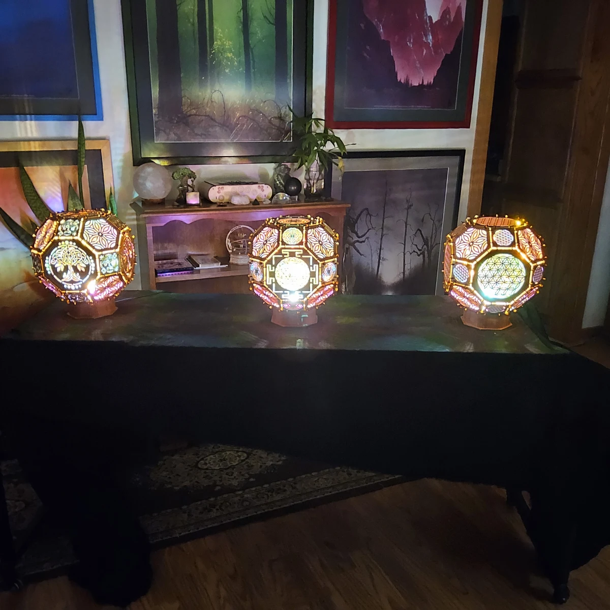 Sacred Glow – Flower of Life Lamp - Image 10