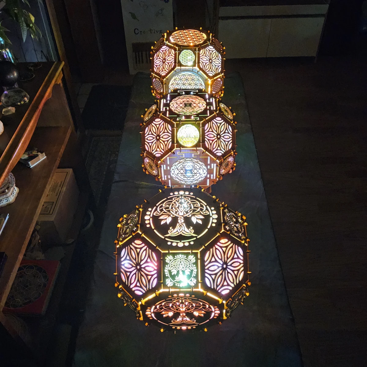 Sacred Glow – Flower of Life Lamp - Image 11