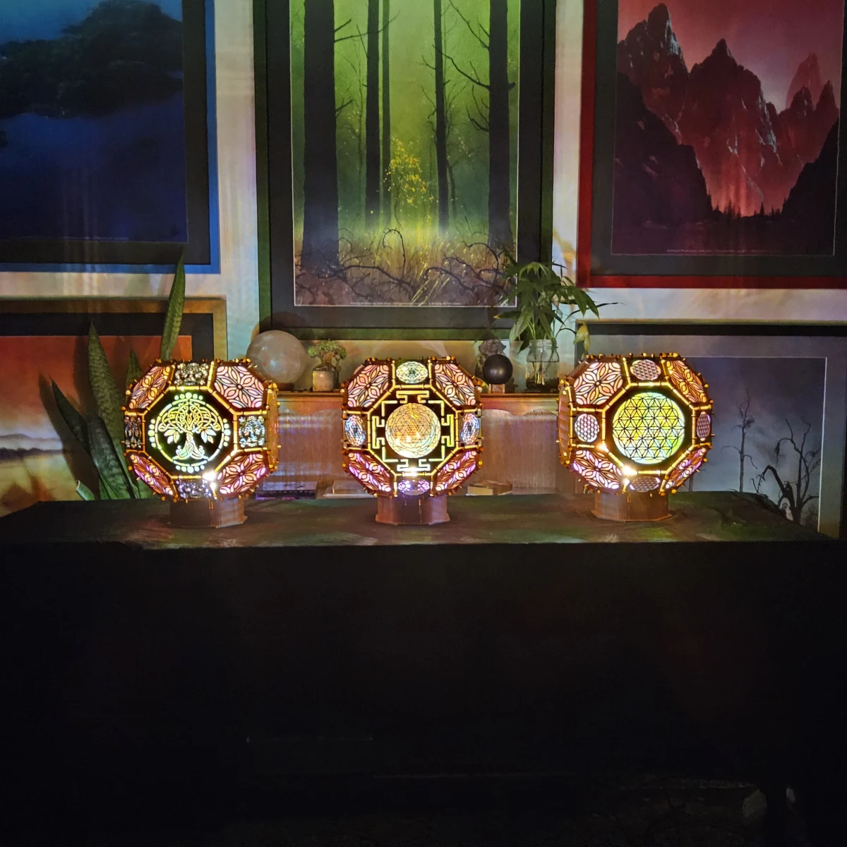 Sacred Glow – Flower of Life Lamp - Image 12