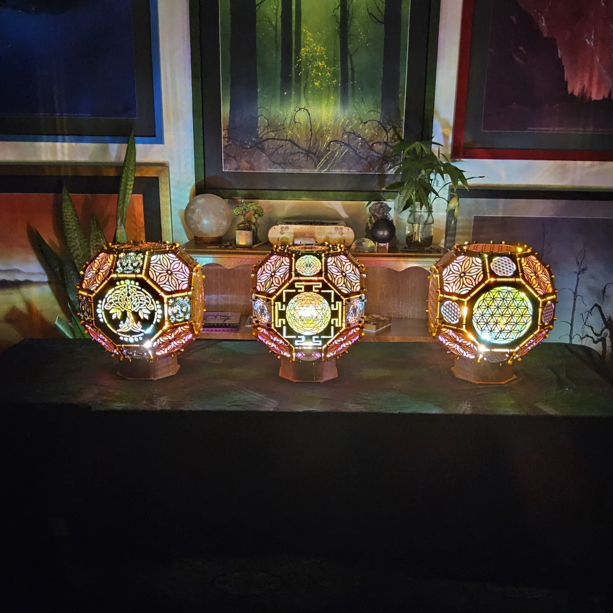 Sacred Glow – Flower of Life Lamp - Image 13