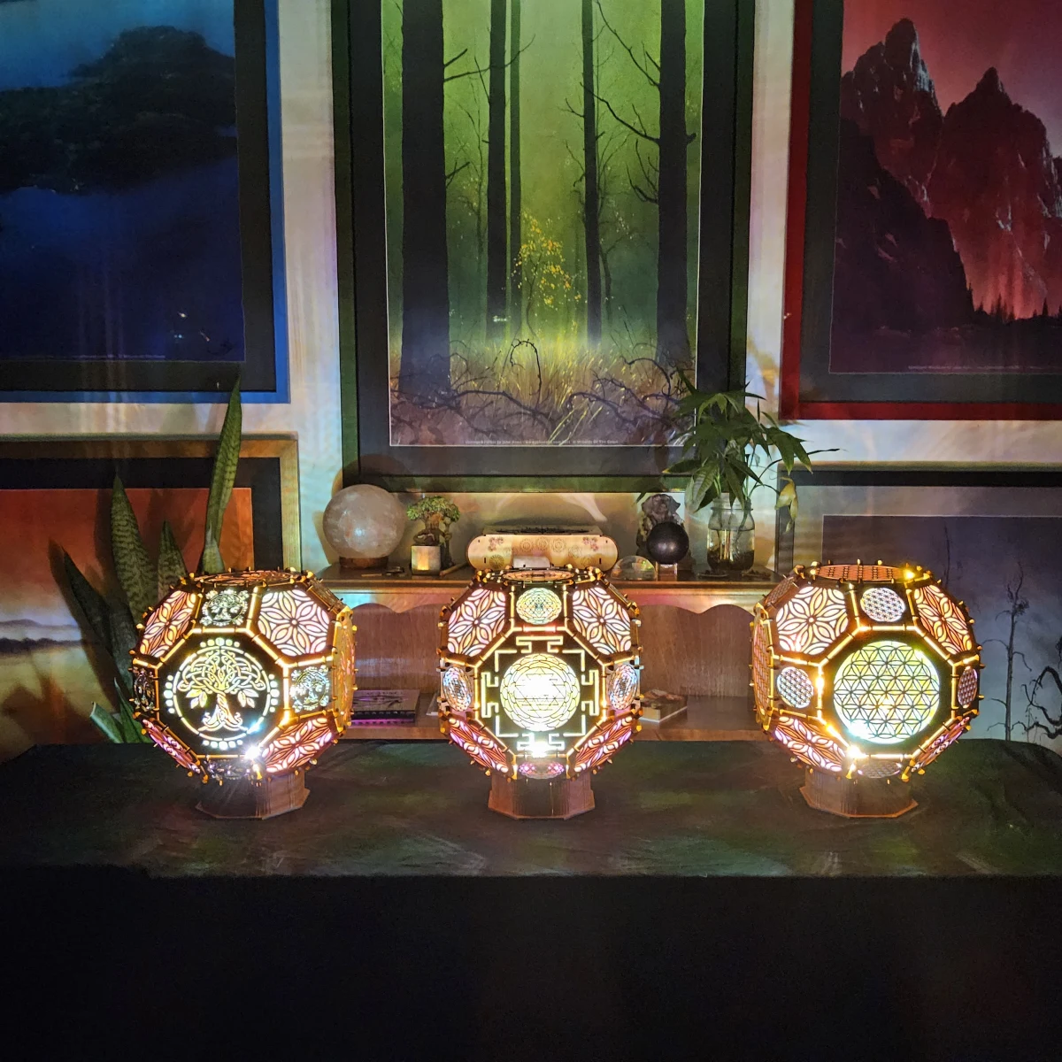 Sacred Glow – Flower of Life Lamp - Image 14