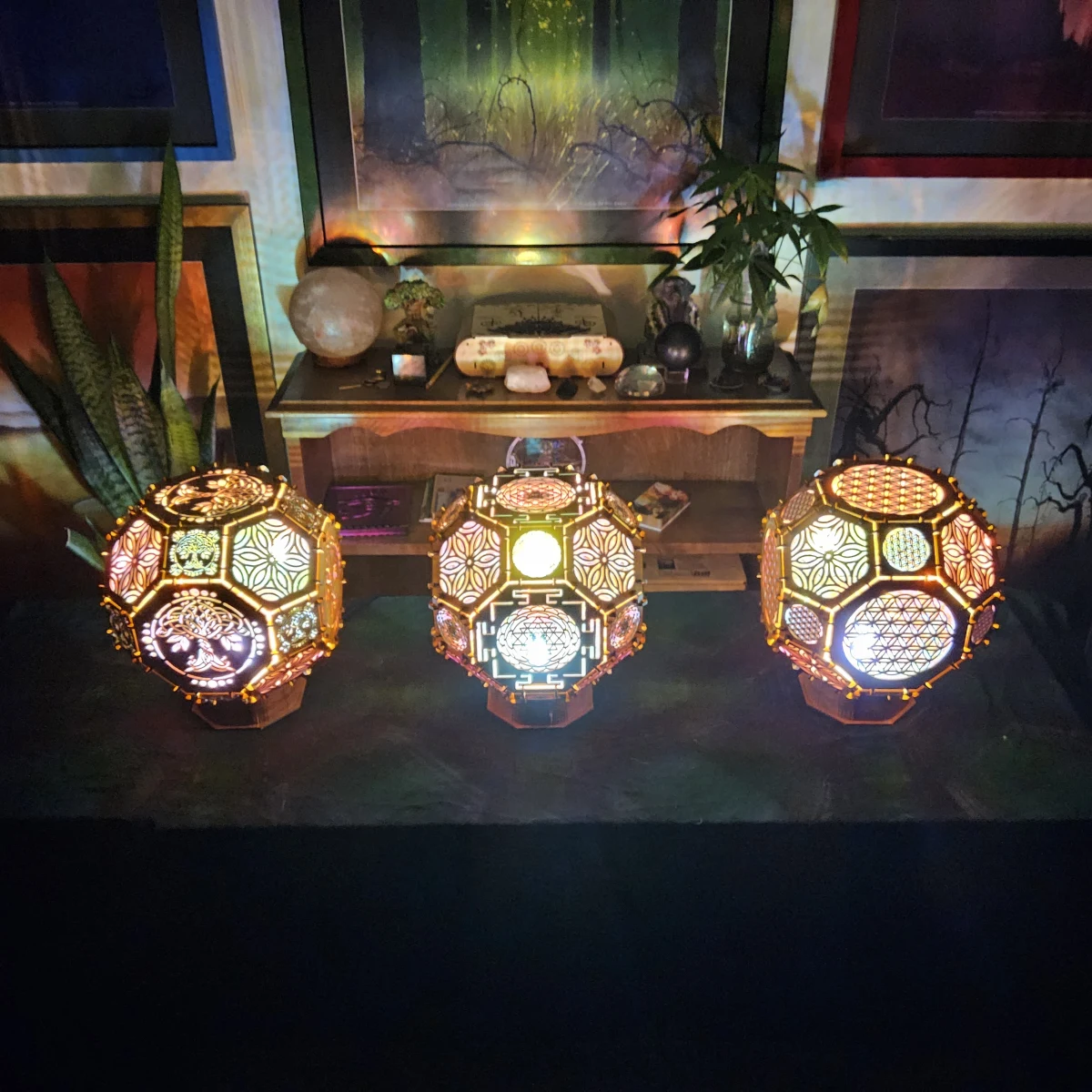 Sacred Glow – Flower of Life Lamp - Image 15