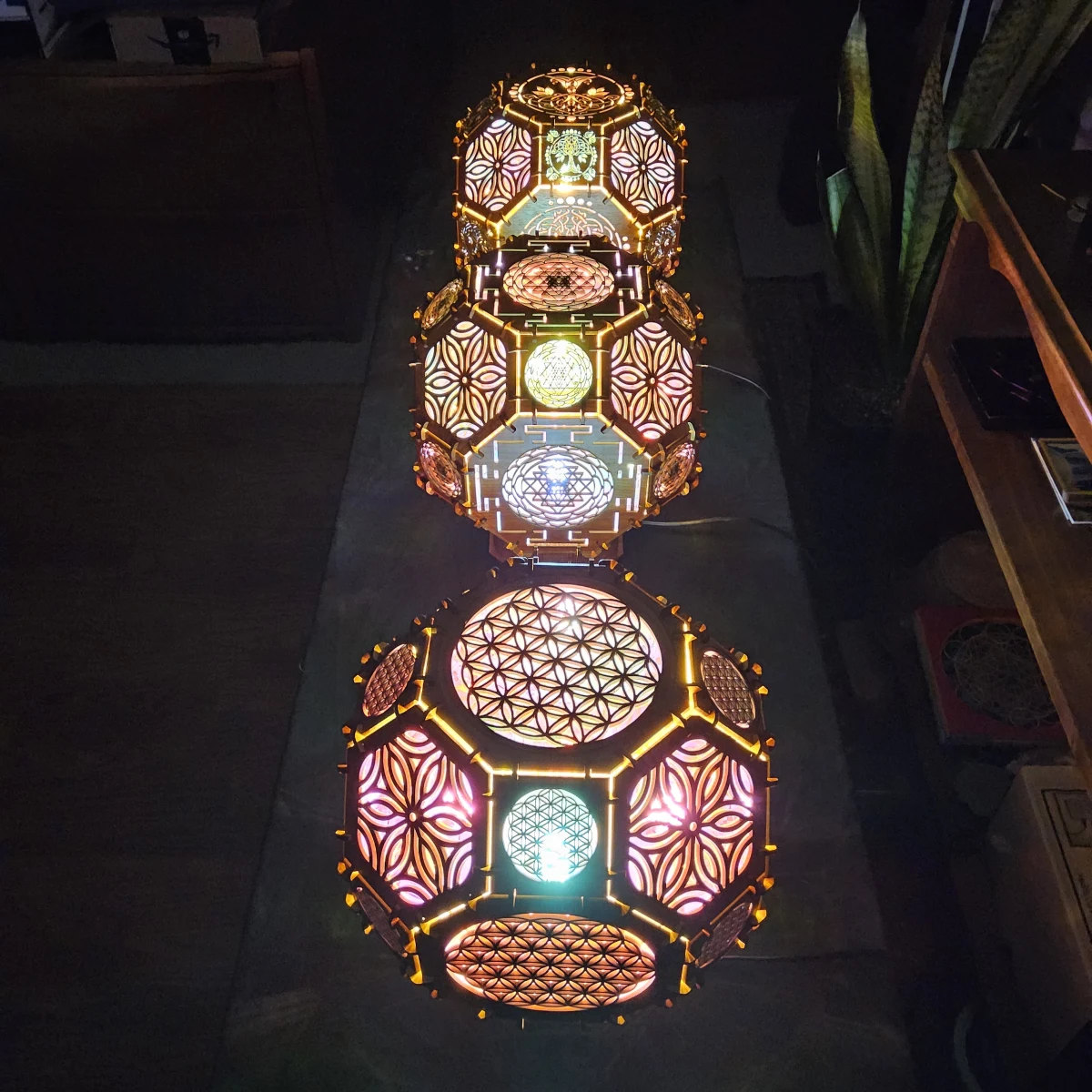 Sacred Glow – Flower of Life Lamp - Image 16