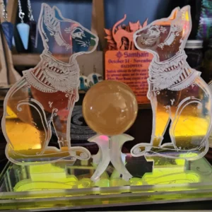 Sphinx Cat Sphere Holder