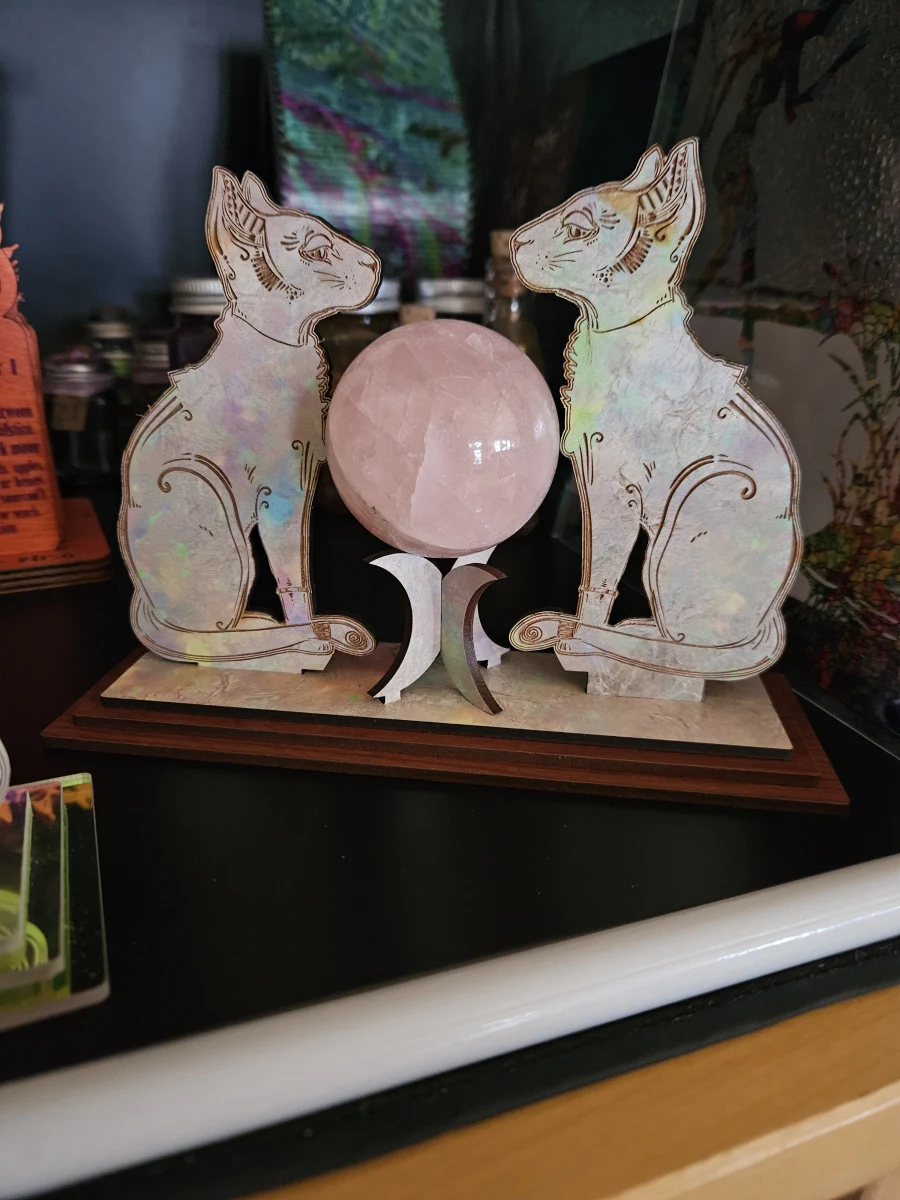Sphinx Cat Sphere Holder - Image 4