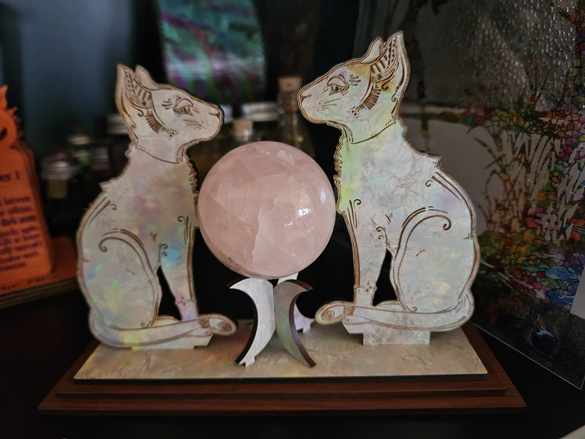Sphinx Cat Sphere Holder - Image 3
