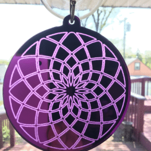 Reflective Wonders:  Mirrored Dream Catcher