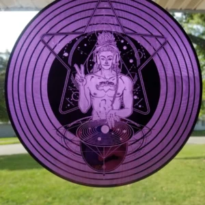 Cosmic DJ Sacred Geometry Grid – Interstellar Vibes