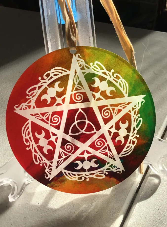 Mystic Pentacle Window Decor & Charger - Image 2