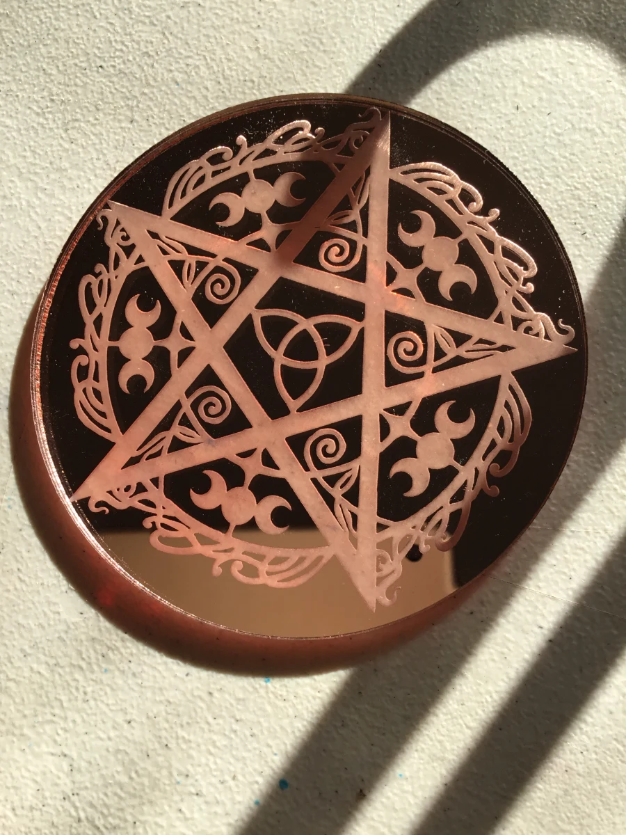 Mystic Pentacle Window Decor & Charger - Image 3