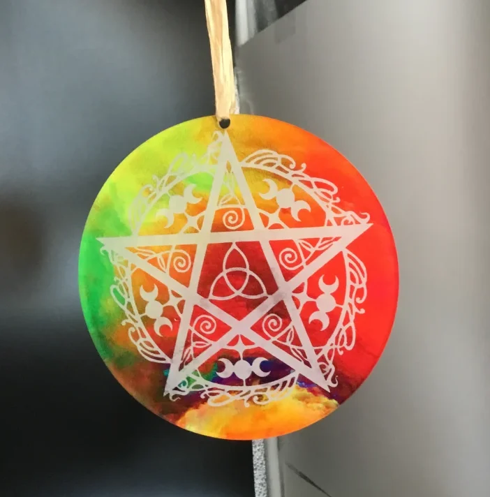 Mystic Pentacle Window Decor & Charger - Image 8