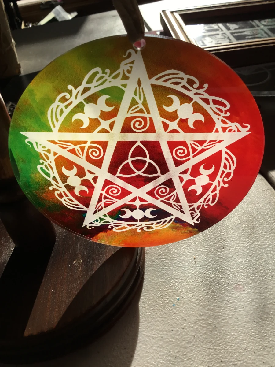 Mystic Pentacle Window Decor & Charger - Image 9