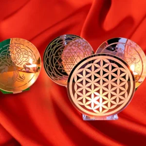 Sacred Geometry Candle Light – A Portal to Tranquility and Reflection