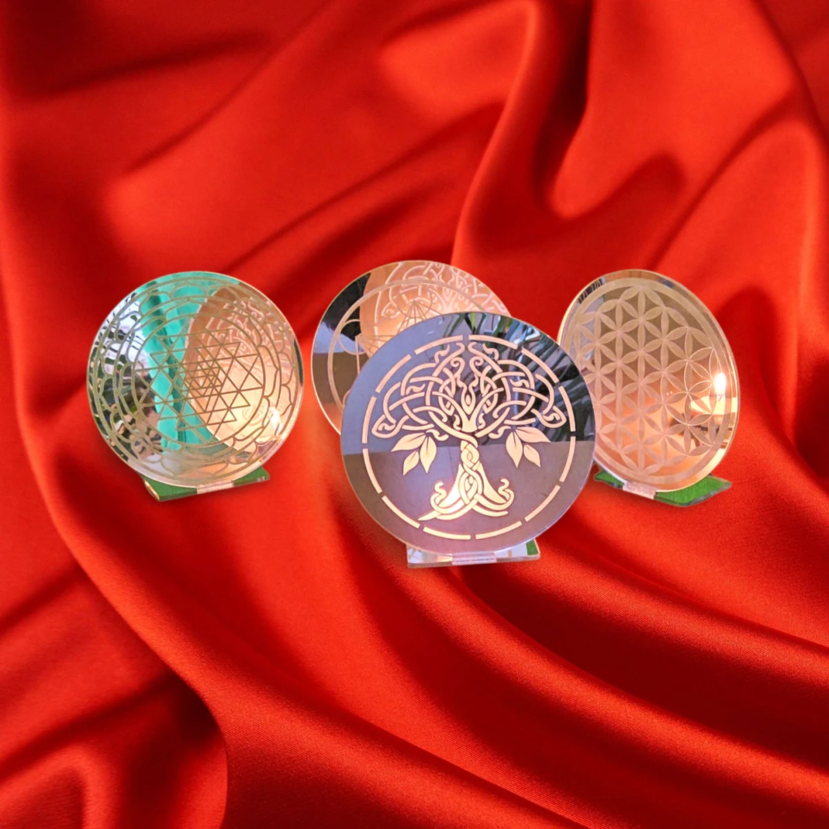 Sacred Geometry Candle Light – A Portal to Tranquility and Reflection - Image 3