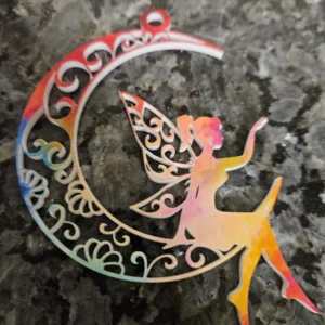 Mystical Moonbeam: Fairy Silhouette Window Catcher