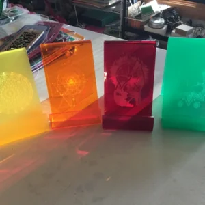 Acrylic Book Stand – Sacred Geometry or Custom Design